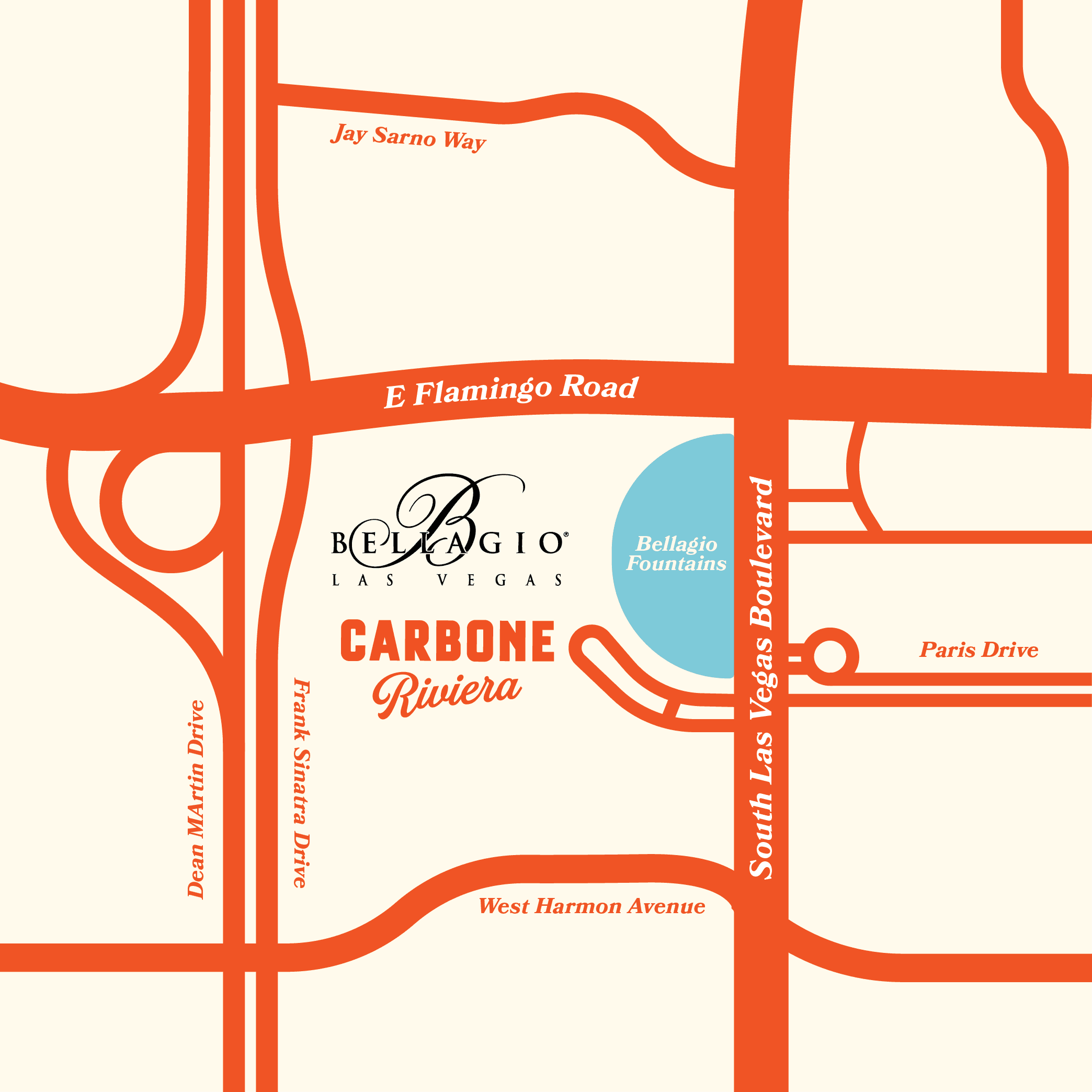 CARBONE Riviera Map